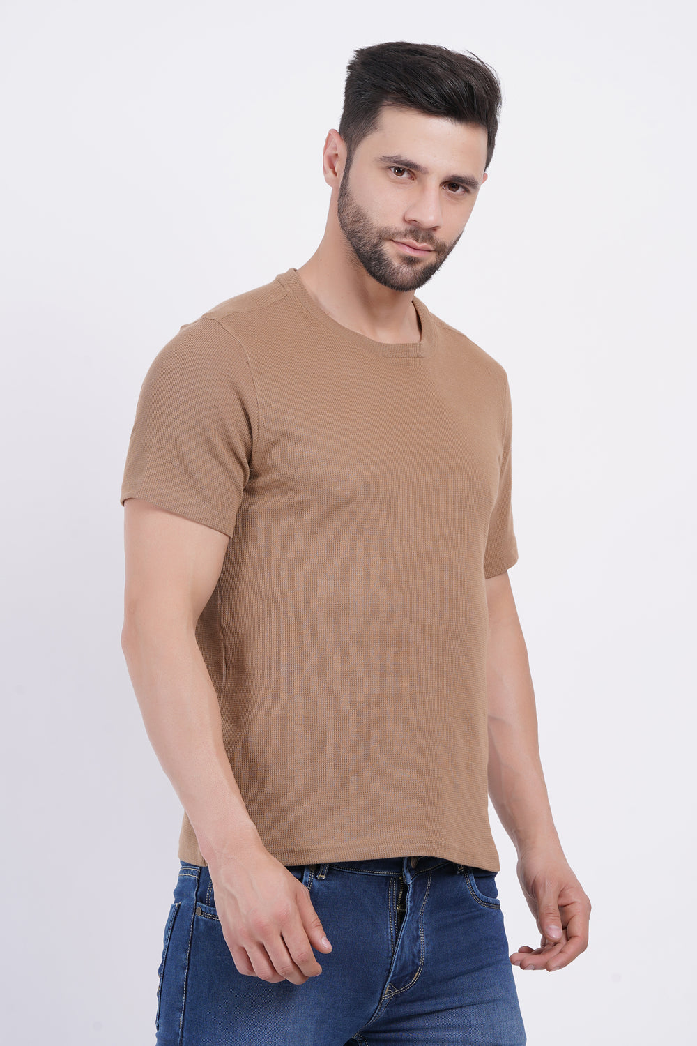 Waffle Beige T-shirt