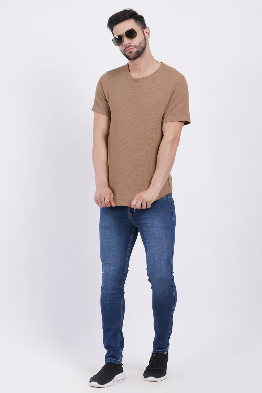 Waffle Beige T-shirt