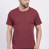 Waffle Mehroon T-shirt