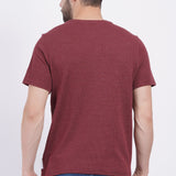 Waffle Mehroon T-shirt