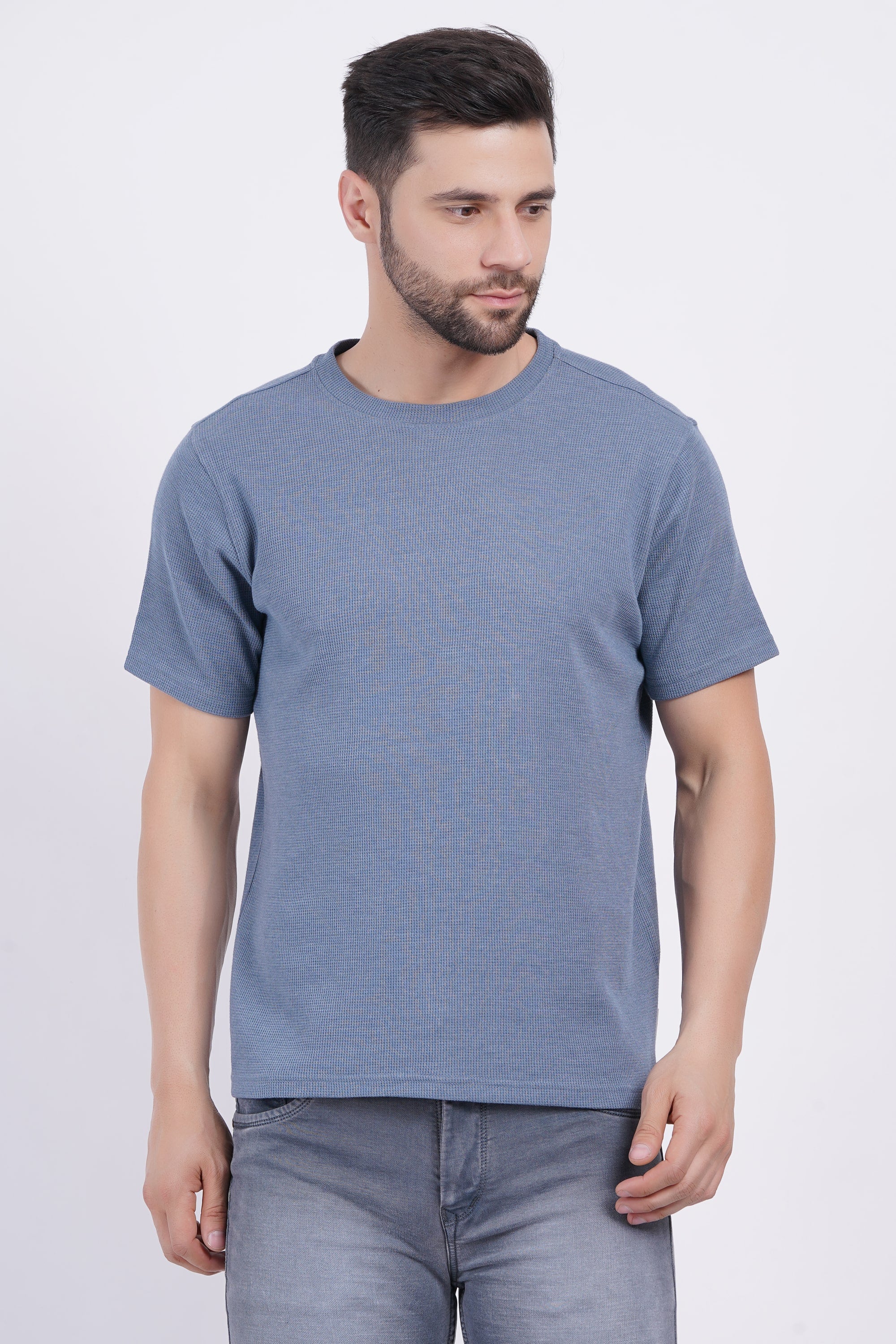 Waffle Blue T-shirt