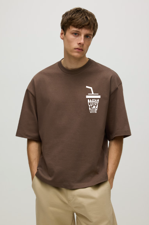 Coffe Time Oversized T-shirt