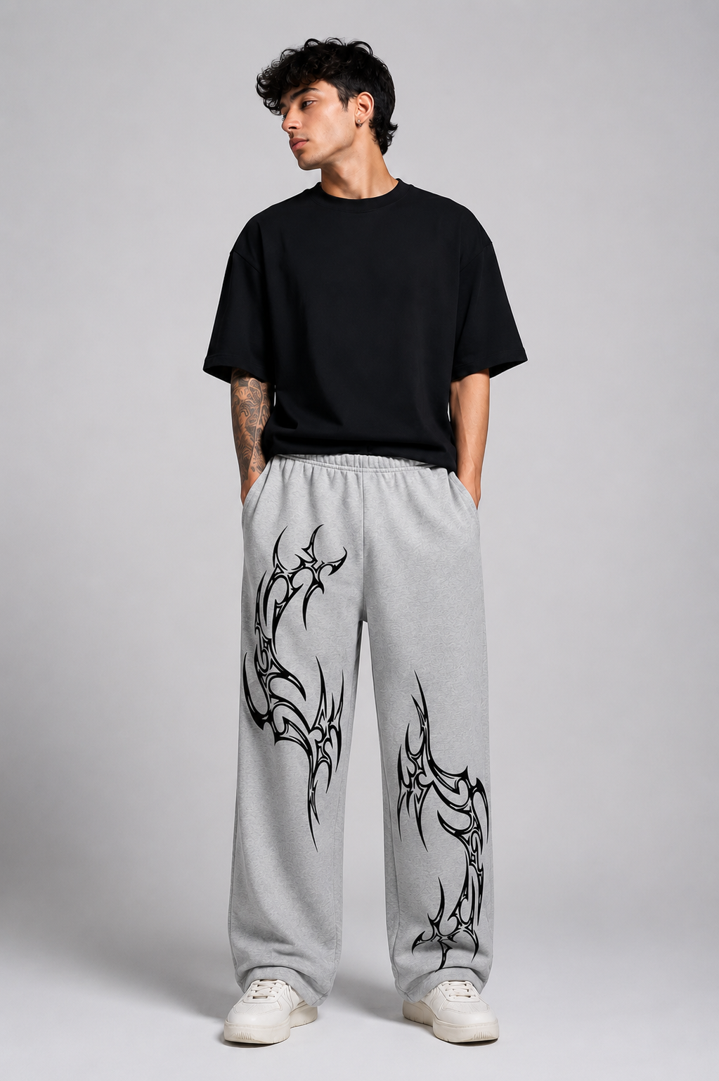 Jogger Grey :: Animated Printed