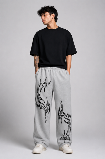 Jogger Grey :: Animated Printed