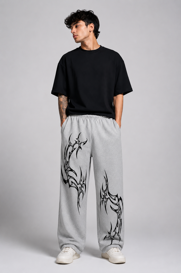 Jogger Grey :: Animated Printed