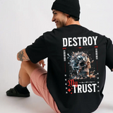 Destroy Black oversized T-shirt