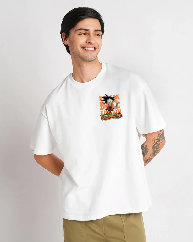 DragonBall White oversized T-shirt