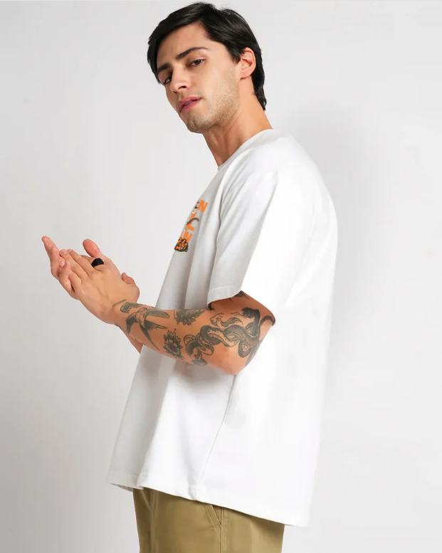 DragonBall White oversized T-shirt