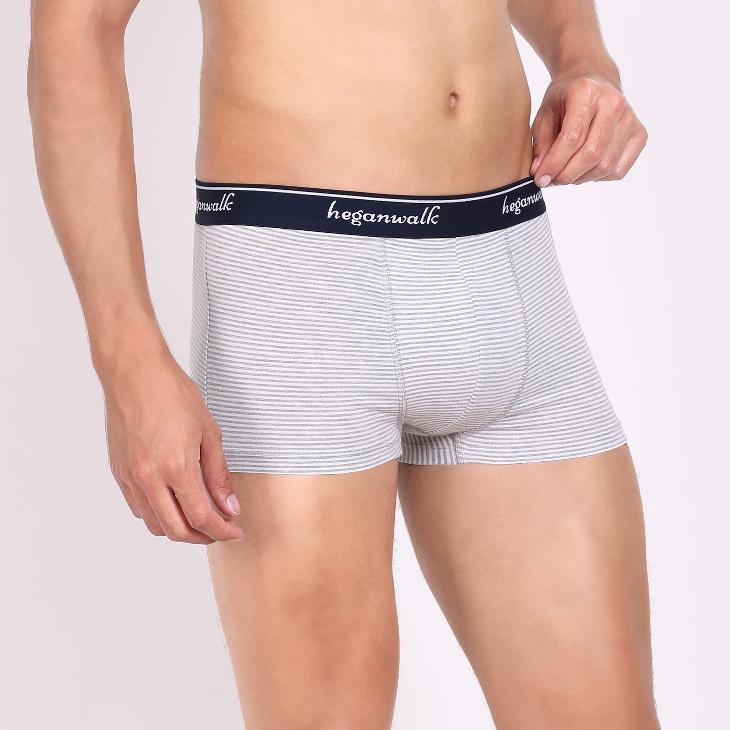 X-BOLD Strips Soft Trunks-  N.Blue/White Strips