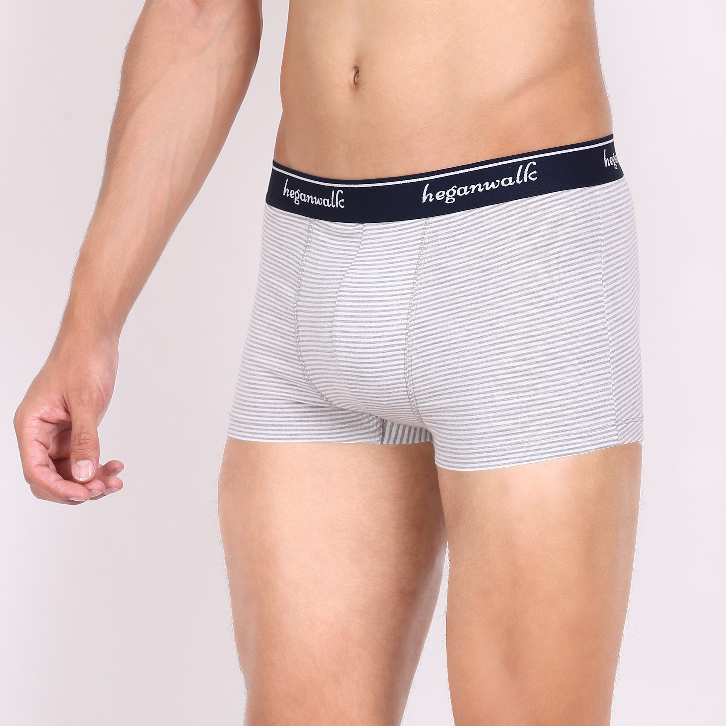 X-BOLD Strips Soft Trunks-  N.Blue/White Strips