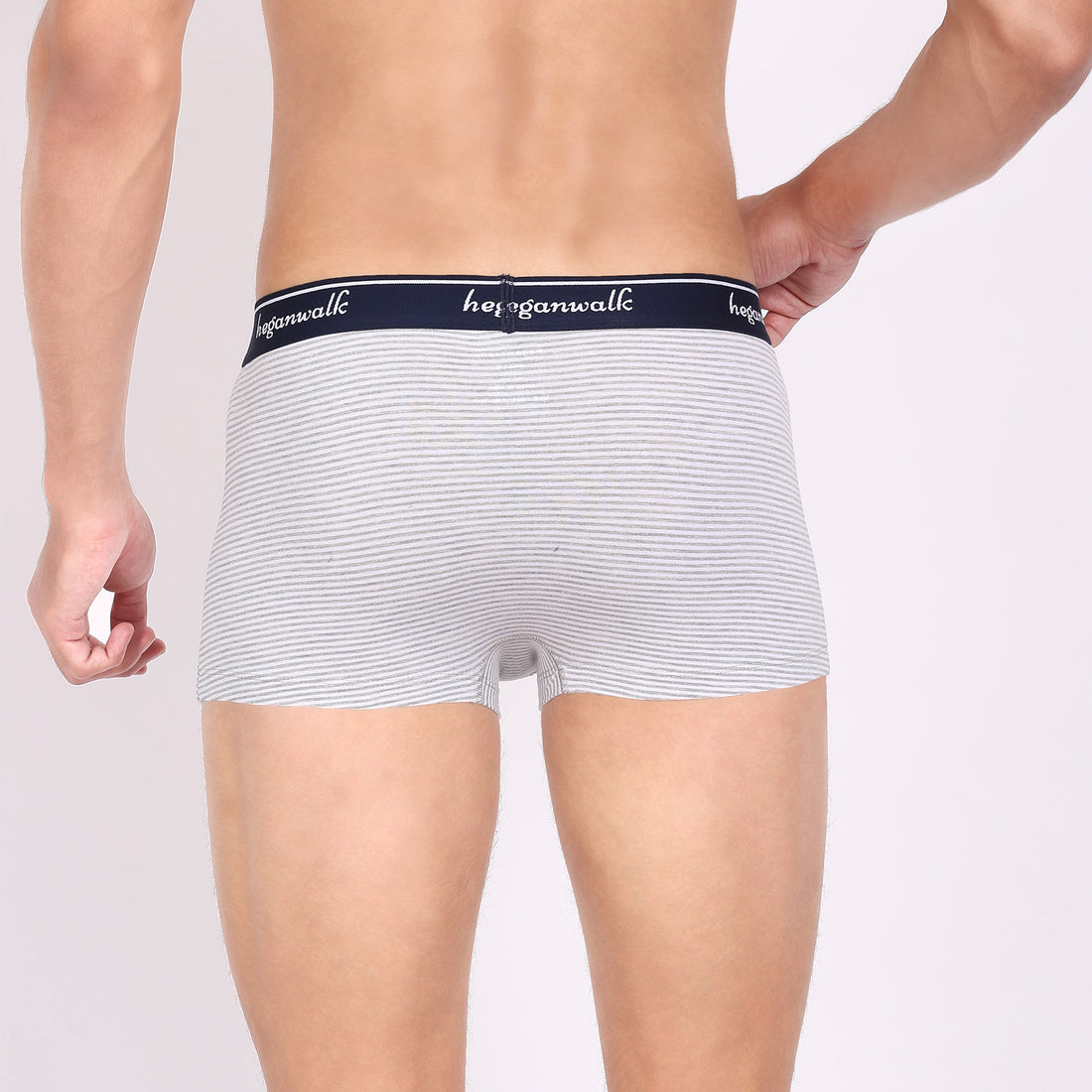 X-BOLD Strips Soft Trunks-  N.Blue/White Strips