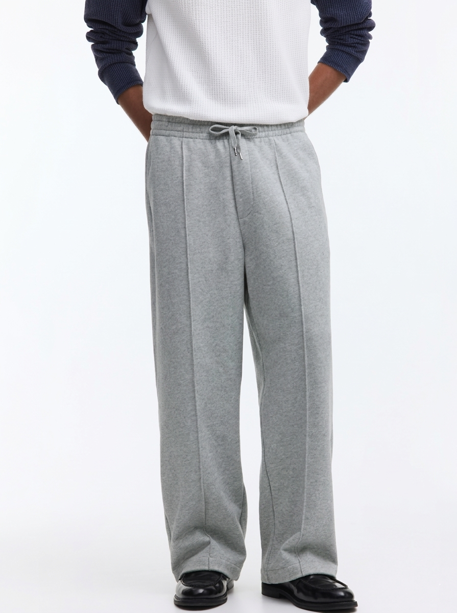 Relaxed Fit pant- With Drawstring Grey