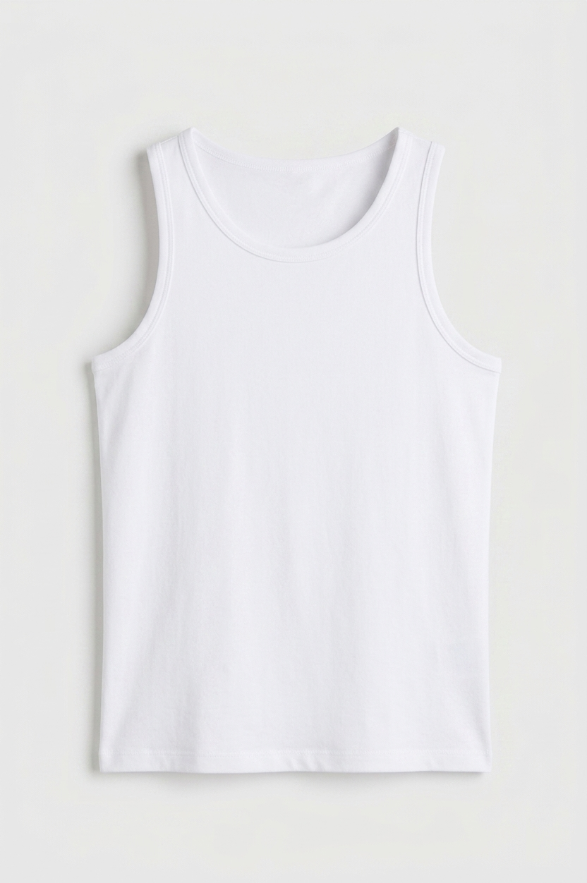 Tank Top: Black & white