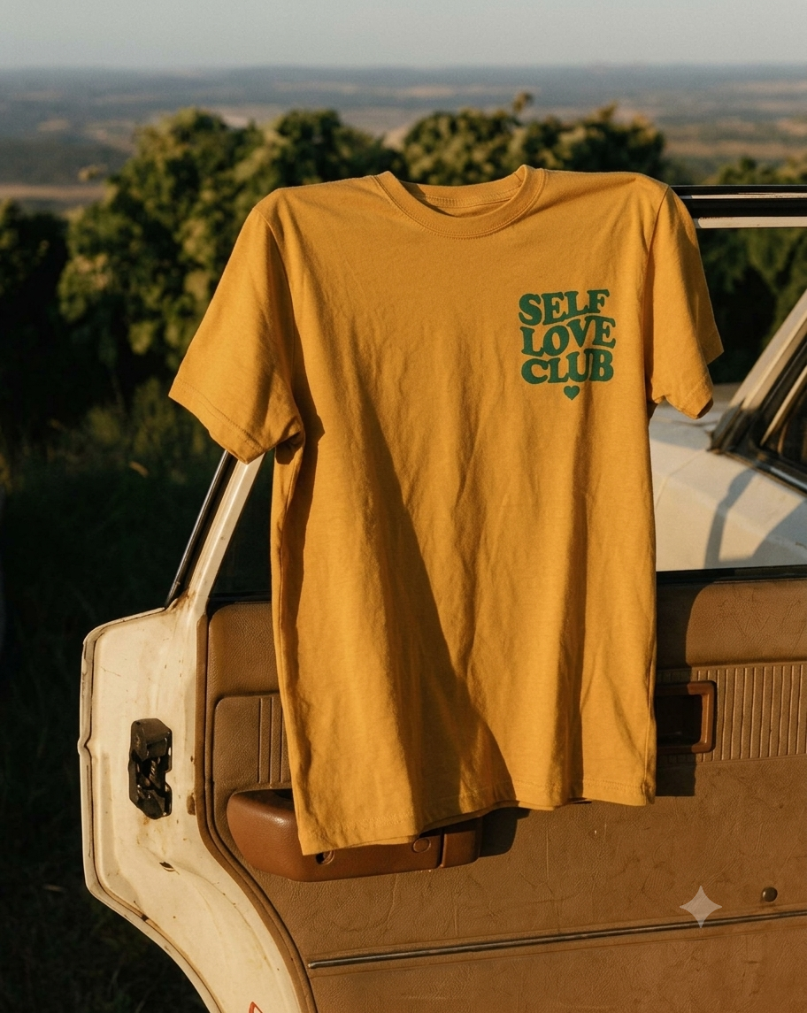 Self Love Beige Oversized T-shirts