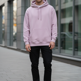 Classic Solid Hoodie: Light Lavender