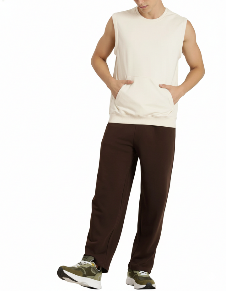 Pack Of 2 Joggers : Brown and Beige