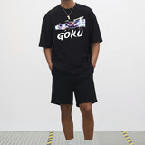 Goku Anime Black Oversized T-shirt