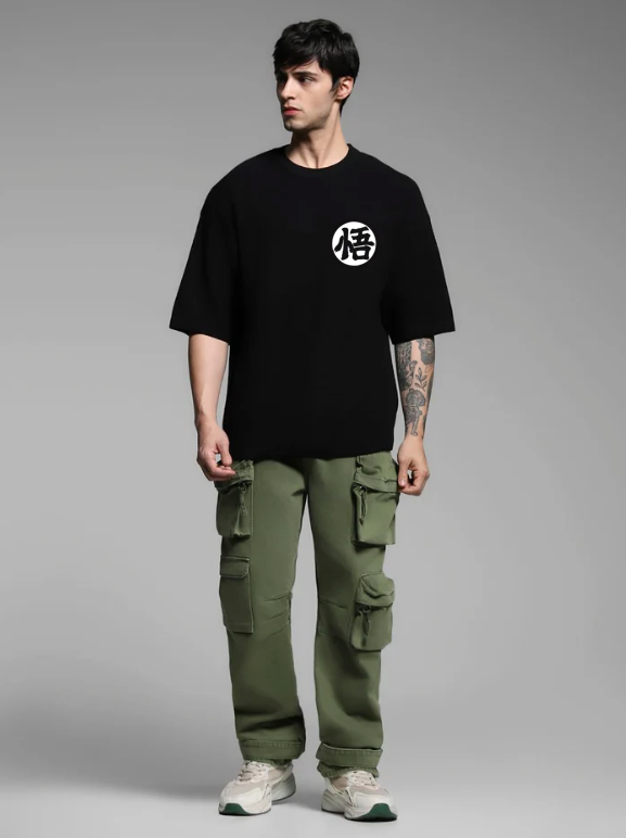 Goku Son Black oversized T-shirt