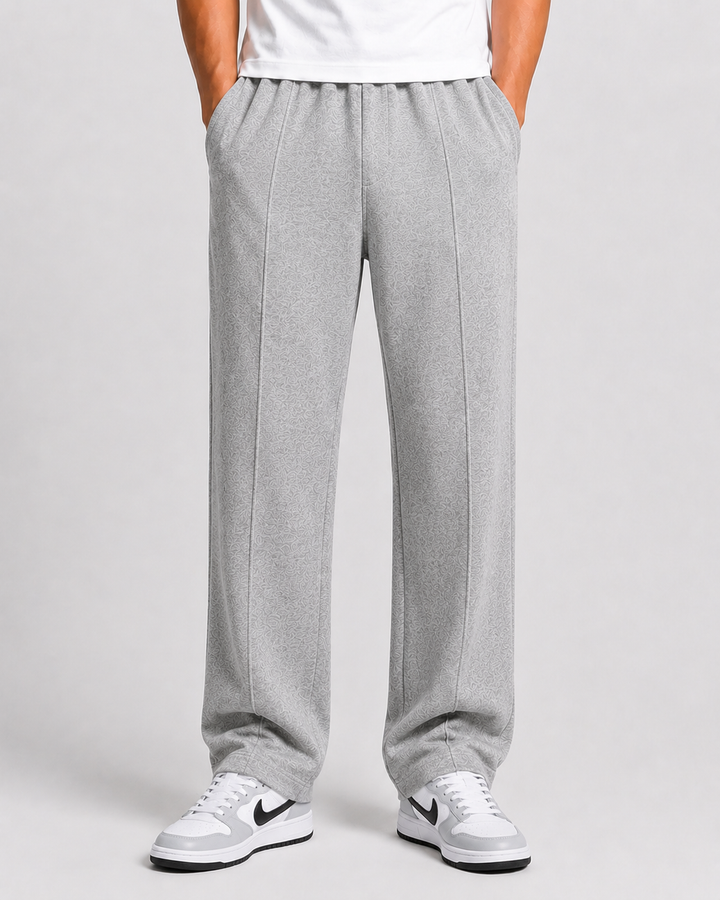 Relaxed Fit pant- With Drawstring Grey