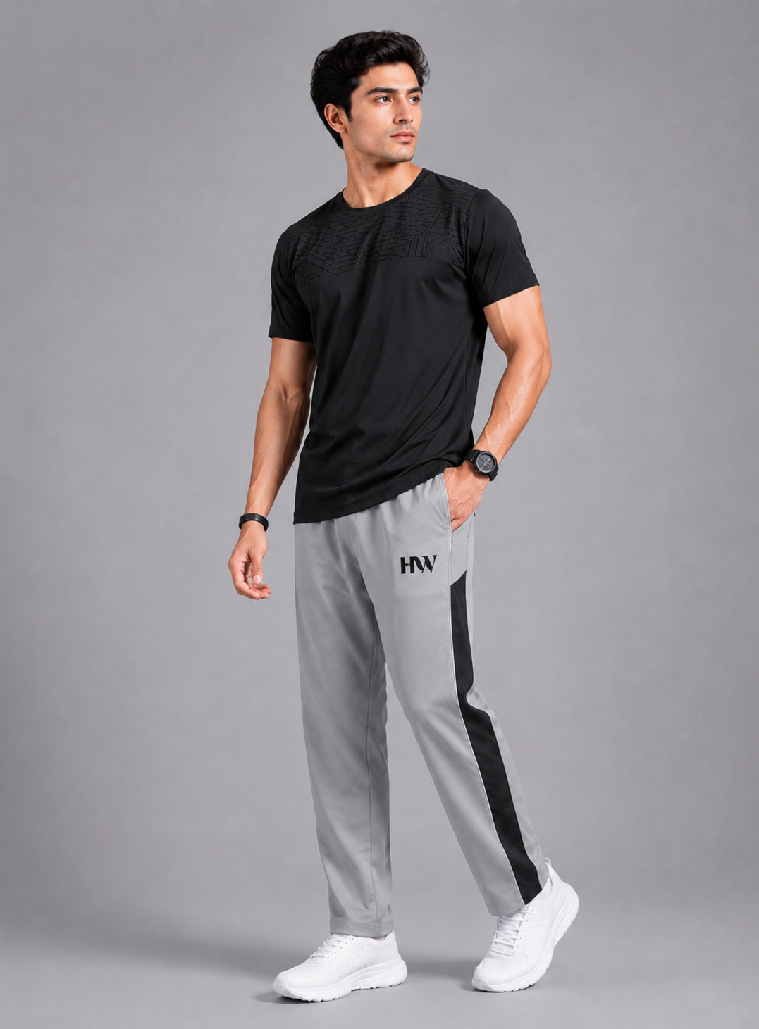 Men's Grey Active Day Out Trackpants