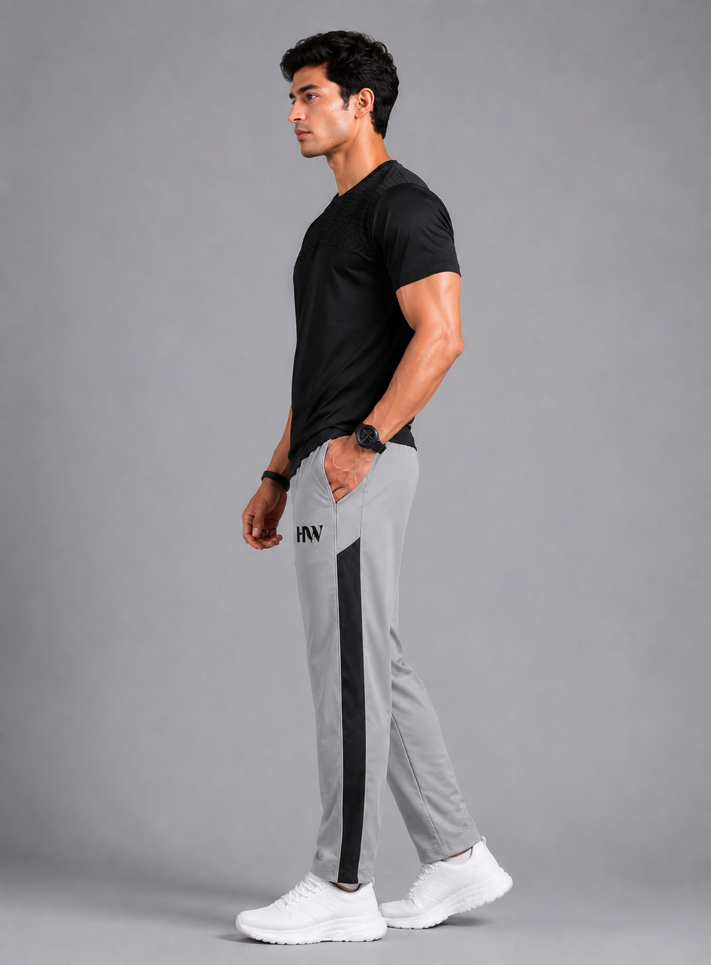 Men's Grey Active Day Out Trackpants