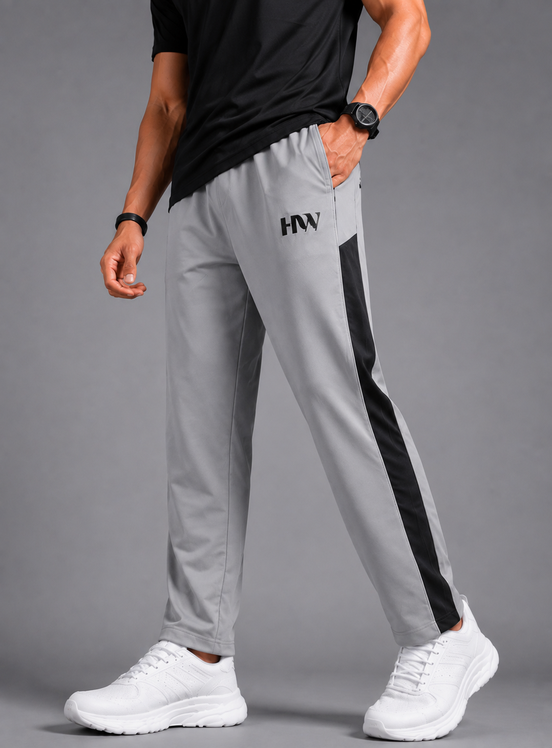 Men's Grey Active Day Out Trackpants