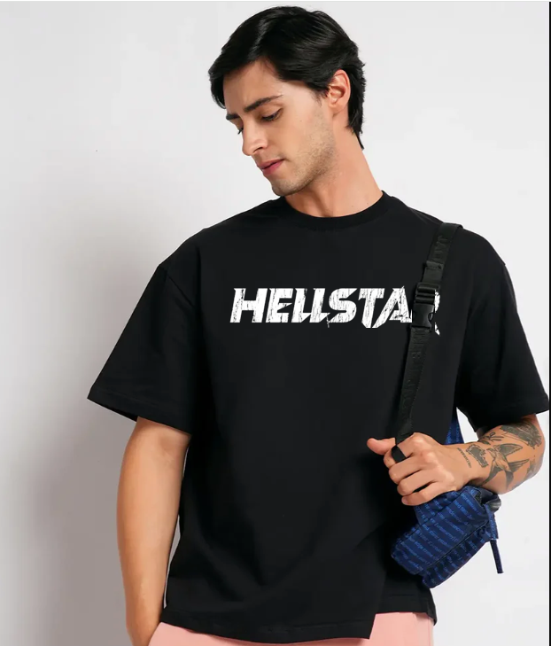 Hellstar Black oversized T-shirt