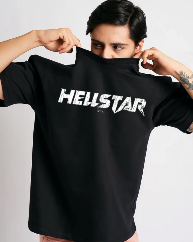 Hellstar Black oversized T-shirt