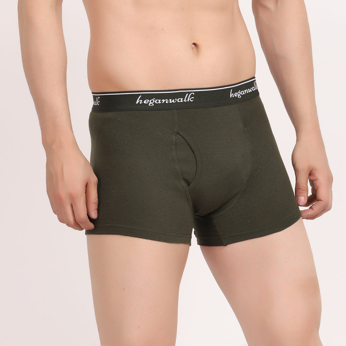 Heganwalk Pack of 3 Pocket Trunks Olive/NavyBlue/Black