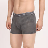 X-POP Printed Soft Trunks- Black/Grey Strips