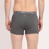 X-POP Printed Soft Trunks- Black/Grey Strips