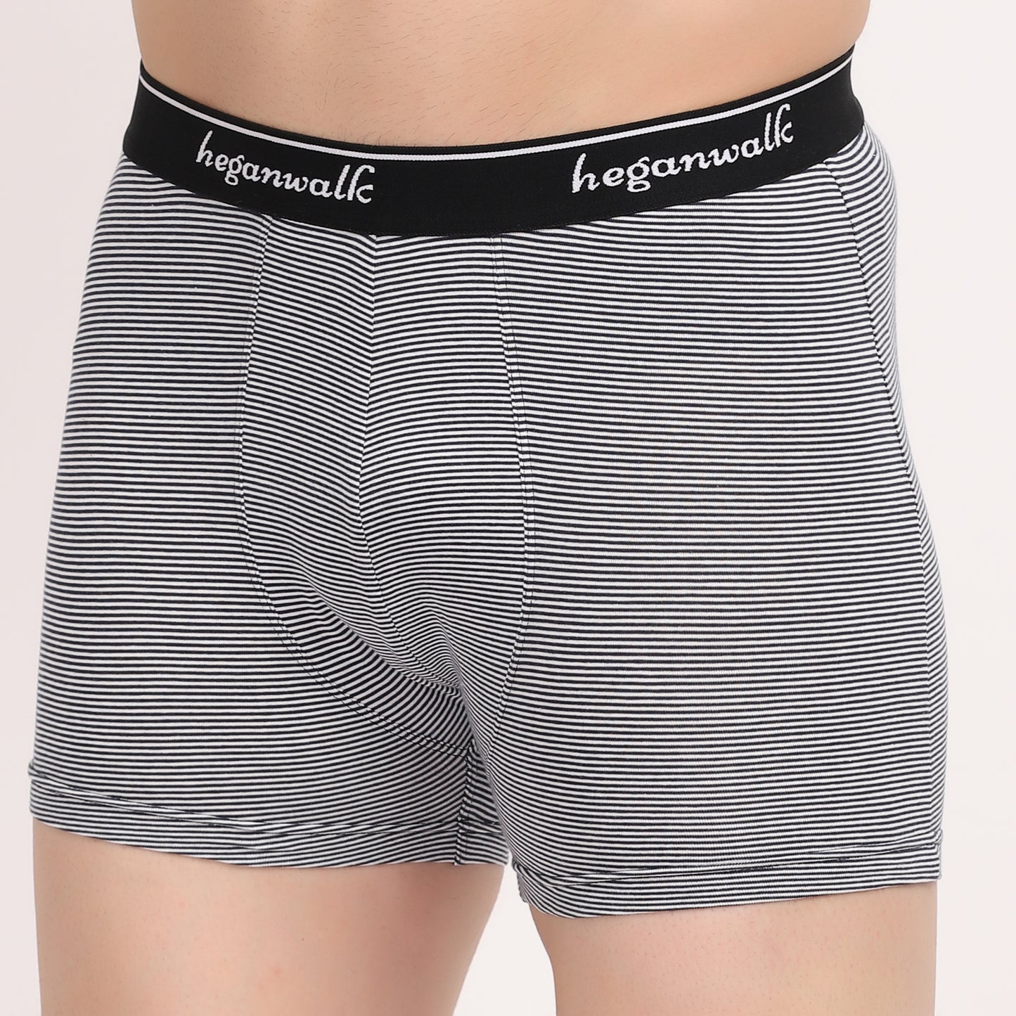 X-POP Printed Soft Trunks- Black/Multi Strips