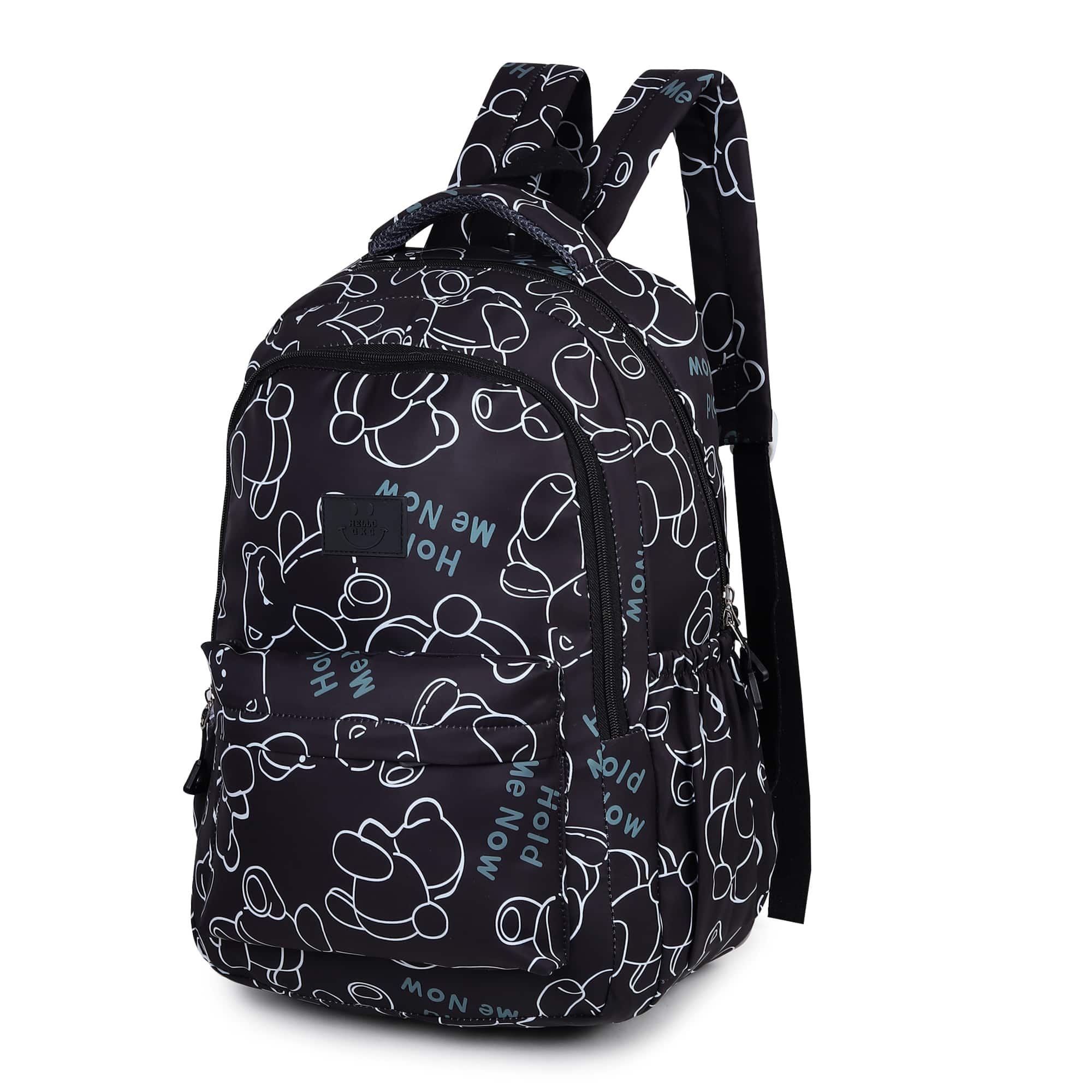Walkbag Flamenco Printed Black Backpack