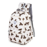 Walkbag Miami Print Cream Brown Backpack