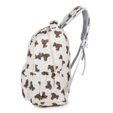 Walkbag Miami Print Cream Brown Backpack