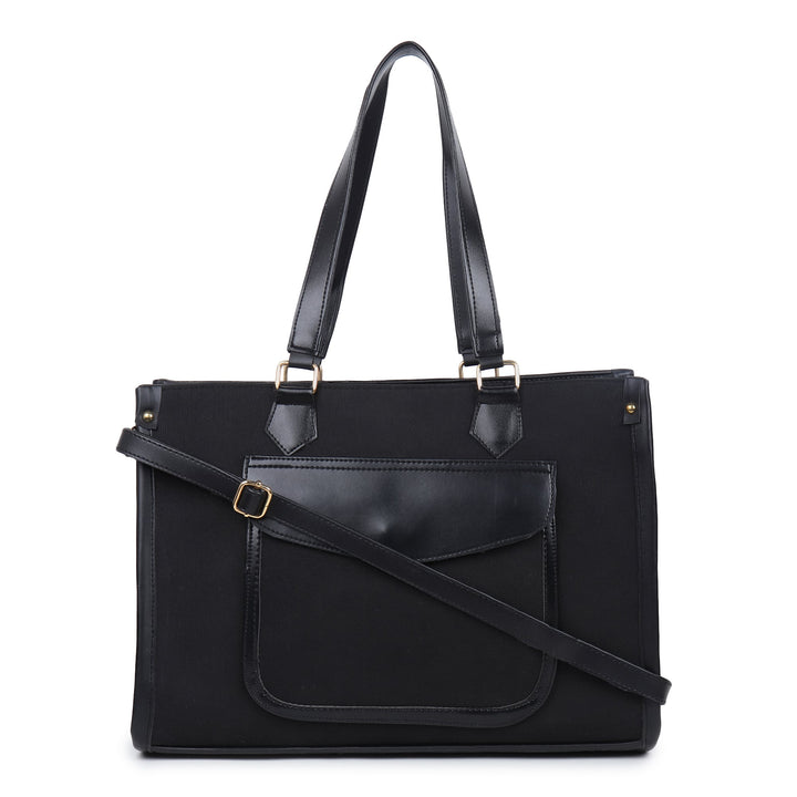 Trinity Black Tote Bag