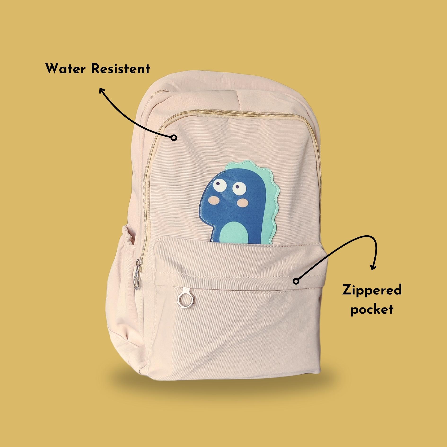 DinoPop Walkbag – The cutest beige backpack for your everyday adventures!
