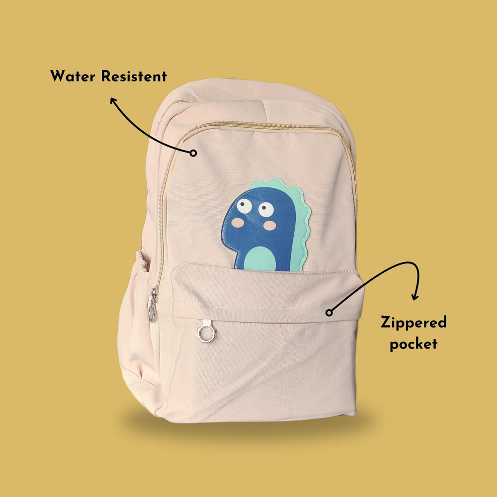 DinoPop Walkbag – The cutest beige backpack for your everyday adventures!