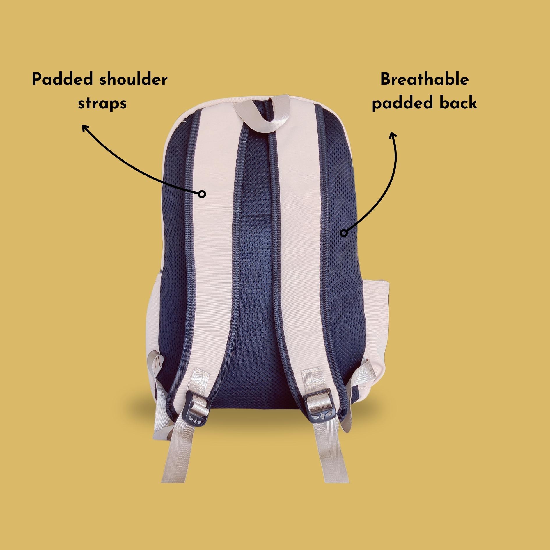 DinoPop Walkbag – The cutest beige backpack for your everyday adventures!