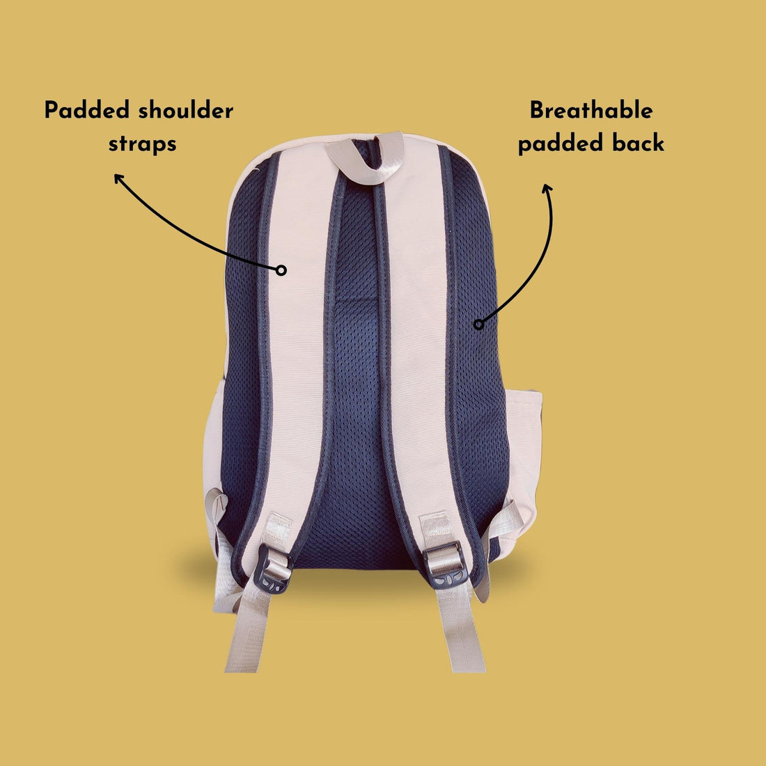 DinoPop Walkbag – The cutest beige backpack for your everyday adventures!