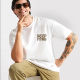 Keep flying White oversized T-shirt