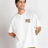 Keep flying White oversized T-shirt
