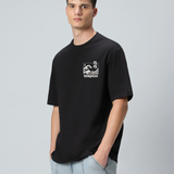 Kokusaa Black Oversized T-shirt