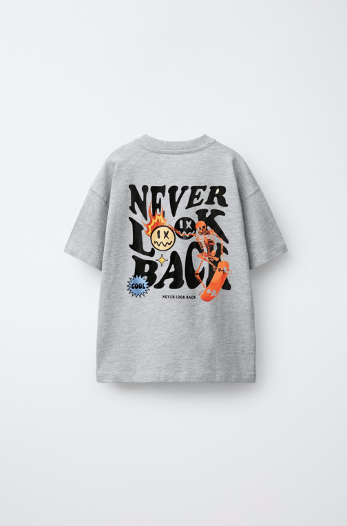 Never Look Back Printed T-shirt