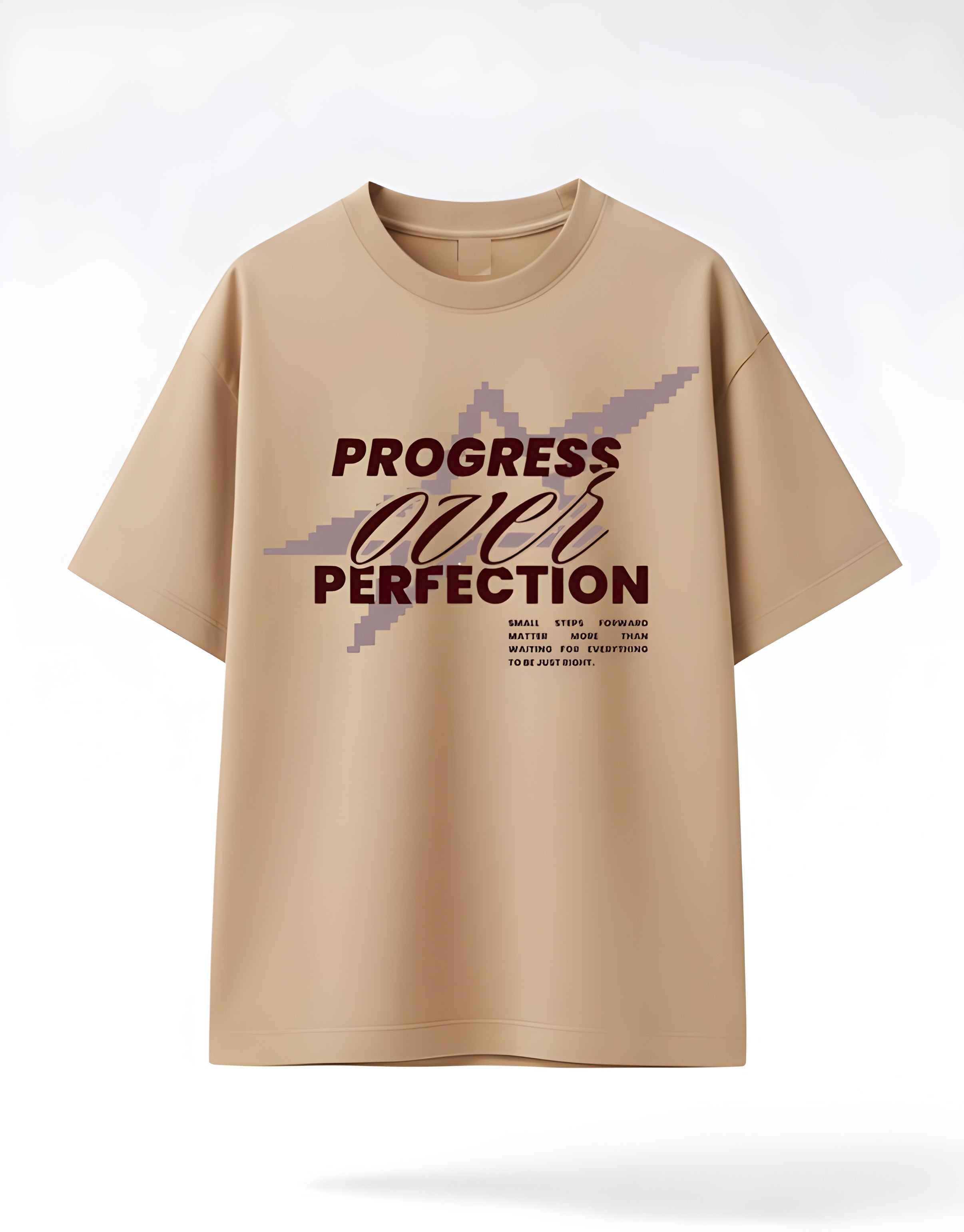 POP Beige Oversized T-shirt