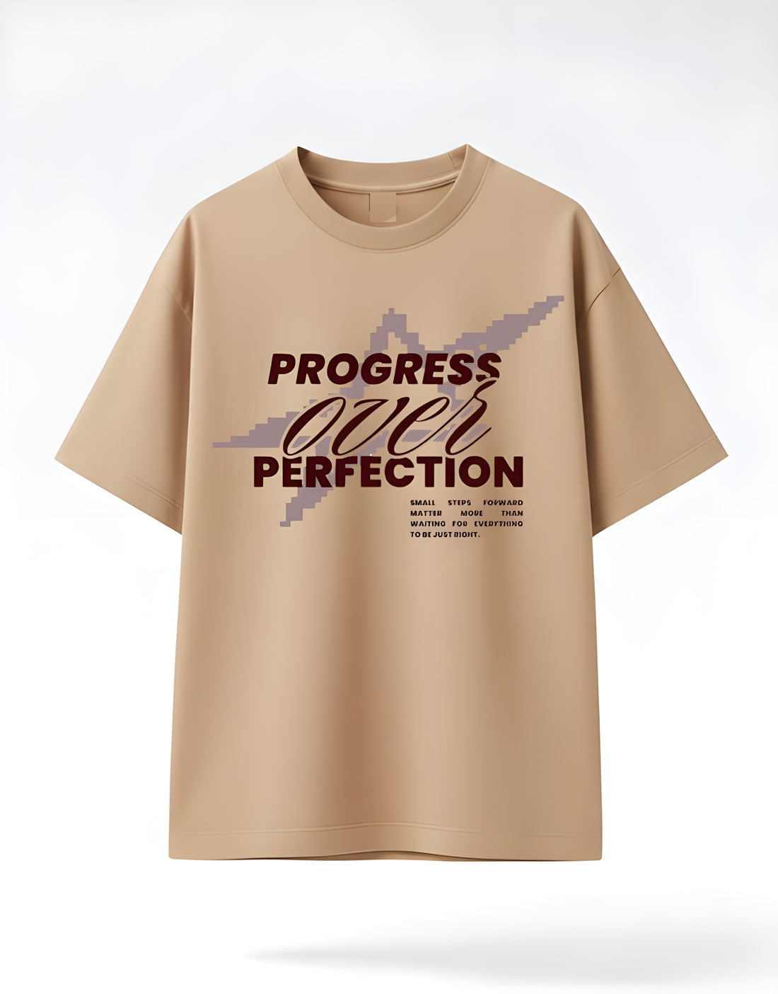 POP Beige Oversized T-shirt