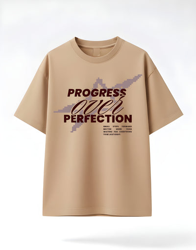 POP Beige Oversized T-shirt