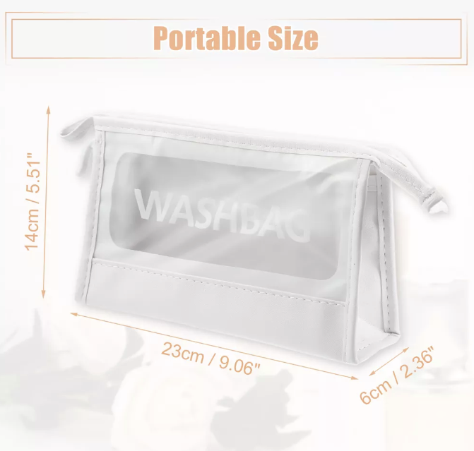 TRAVEL WASHBAG WHITE