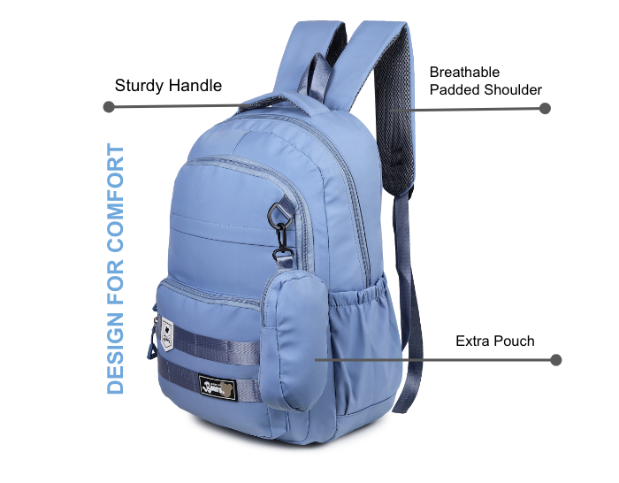 Walkbag Evelyn Blue Backpack