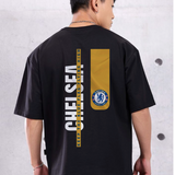 CHELSEA BLACK OVERSIZED T-SHIRT